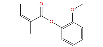 2-Methoxyphenyl (Z)-2-methyl-2-butenoate
